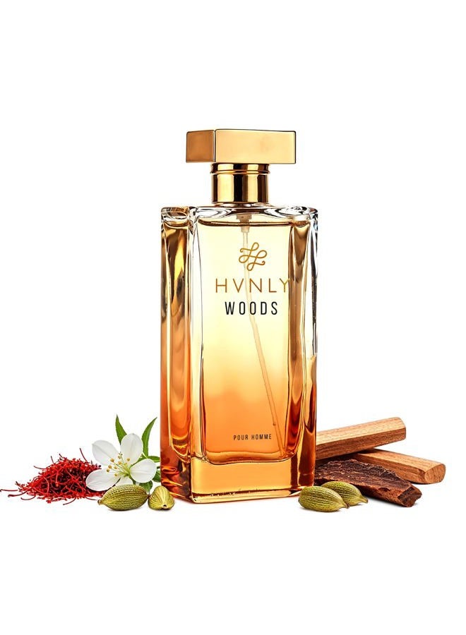 HVNLY Woods Woody Perfume For Men, 30ml - Image 1