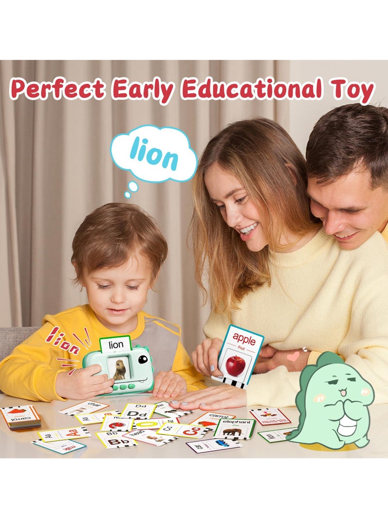 KASTWAVE Interactive Dinosaur Montessori Flash Cards for Boys & Girls Ages 1-6, Autism-Friendly Learning Toy with 160 Educational Sight Words, Bilingual Speech Therapy for Toddlers - Image 3