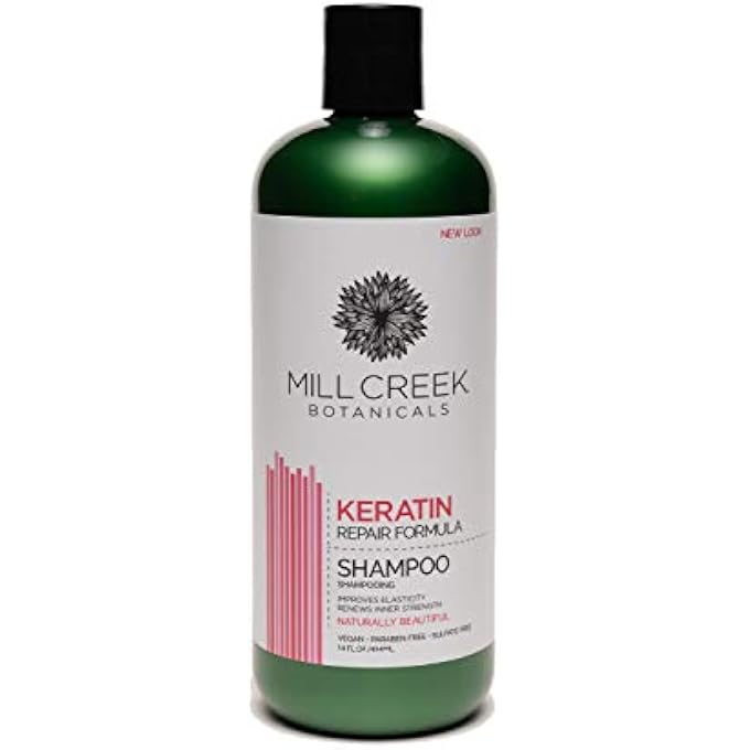 Mill Creek Botanicals Keratin Shampoo - 14 Ounces - 2 pk