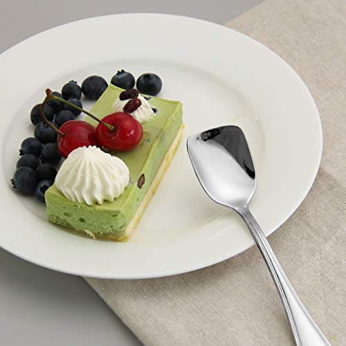 HISSF Ice Cream Spoons 18/10 Stainless Steel Dessert Spoon 4 Pcs, Shovel Spoons, 6.0 Inches, Dishwasher Safe - Image 3