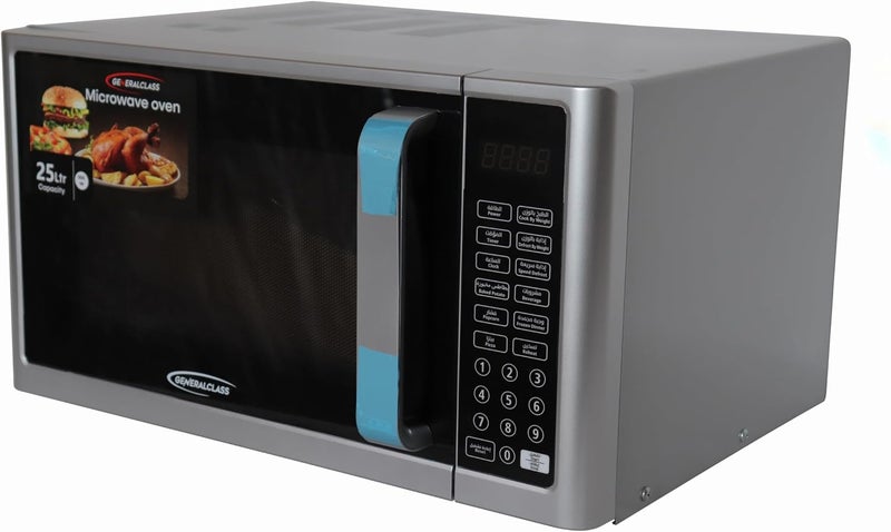 GENERAL CLASS GEN-25DS 900W Digital Control with Handle Microwave Oven, 25 Liter Capacity, Silver - Image 2
