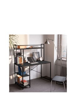 Computer Desk 120 cm with Hutch and Storage Shelves
