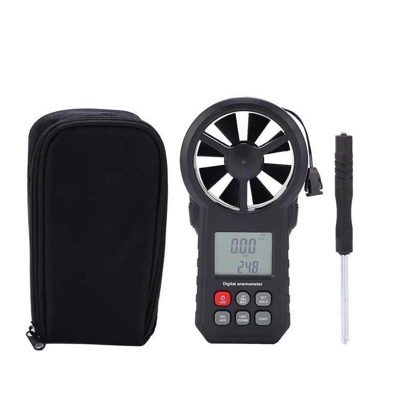 Digital Anemometer Wind Speed Meter with LCD Display for Indoor Outdoor Use - Image 2