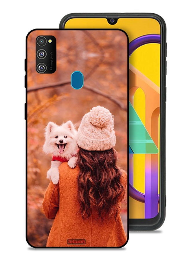 Tolwak Samsung Galaxy M30s Protective Case Cover Holding Puppy - Image 1