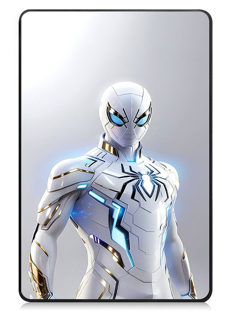Theodor Protective Flip Case For Samsung Galaxy Tab S9 FE Plus With Trifold Stand Auto Wake Sleep Shockproof Cover White Spider Man  - Image 1