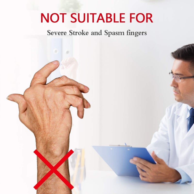 OSK Soft Functional Resting Hand Splint for Flexion Contractures - Stroke Hand Brace- Corrective, Supportive Brace for Correction, Comfort & Pain Relief (Small, Right) - Image 5
