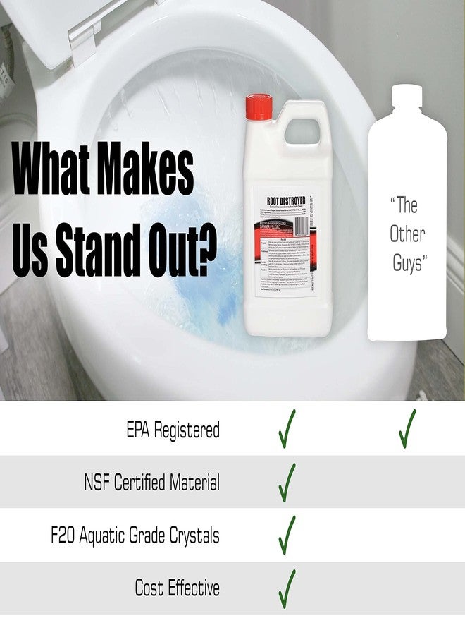 سانكو إنداستريز مدمر الجذور - 2 رطل - قاتل الجذور لخطوط الصرف الصحي والأنابيب - يوقف النمو الجديد - آمن لجميع أعمال السباكة - Image 2