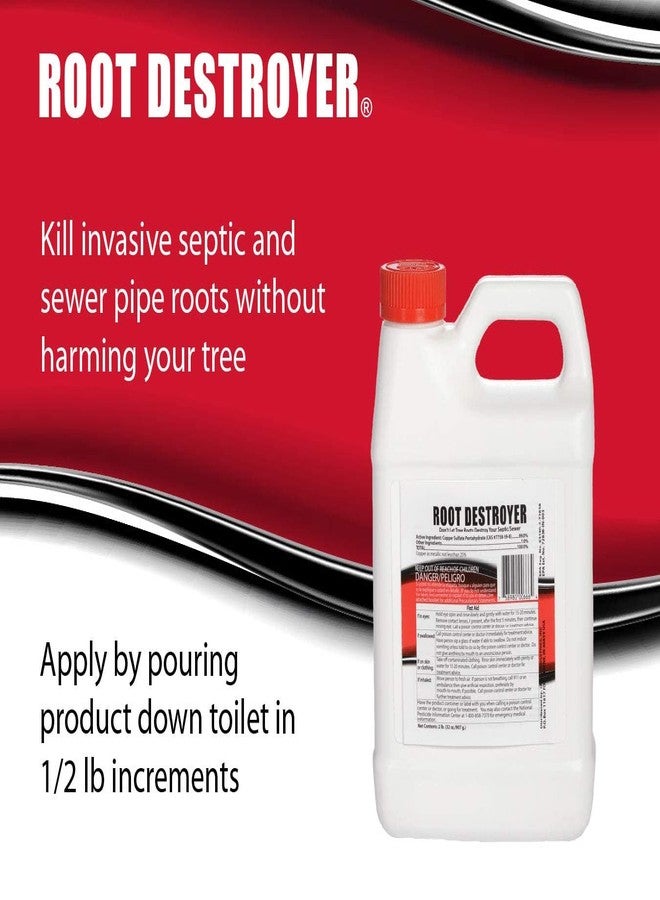 سانكو إنداستريز مدمر الجذور - 2 رطل - قاتل الجذور لخطوط الصرف الصحي والأنابيب - يوقف النمو الجديد - آمن لجميع أعمال السباكة - Image 3