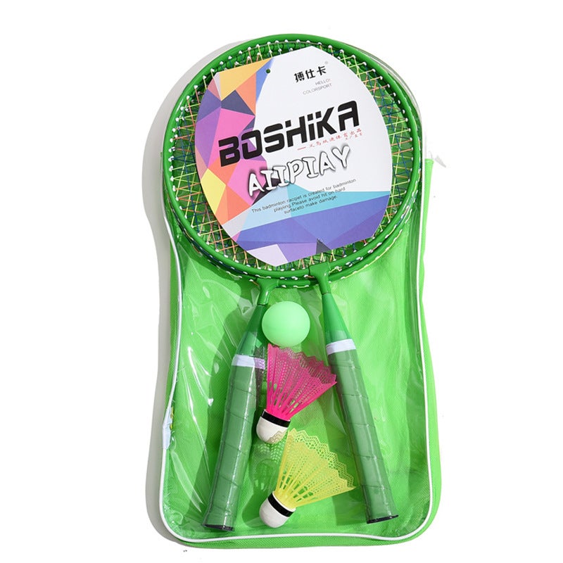 BoshiKa Children's Badminton Racket Set - Cartoon Outdoor Sports Toy for Kids