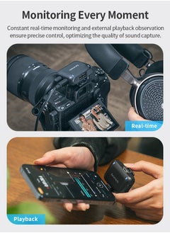 Saramonic Saramonic Blink 500 B2+ Wireless Lavalier Microphone,4-in-1 Micro 2-Person Digital Wireless Microphone System far Cameras for iPhone Android iPhone15 Cameras Computers for Live Stream Vlog Interview  - Image 4