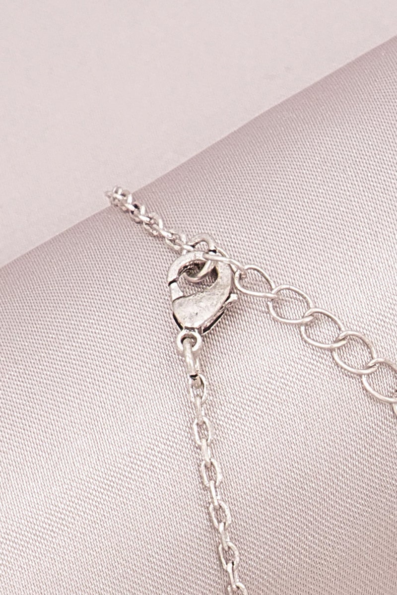 Bizou Women Necklace With Elephant Charm, Silver - Image 3
