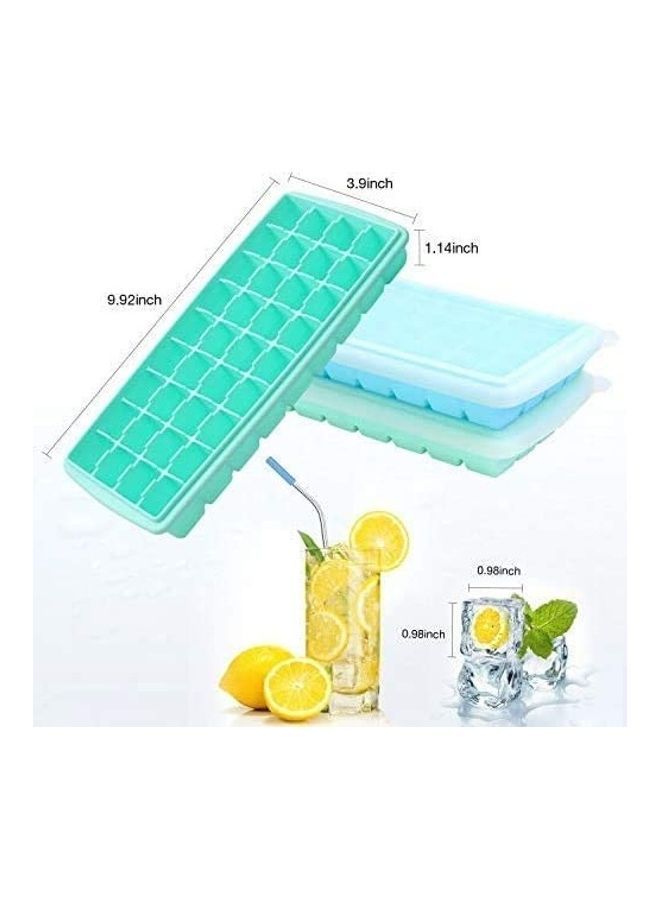 NIBEMINENT Ice Cube Trays With Lid B140 Multicolour - Image 2