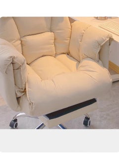 Generic Lazy Home Comfortable Sofa Chair Study Office Chair Back Can Lie Live Video Gaming Swivel Chair  - Image 5