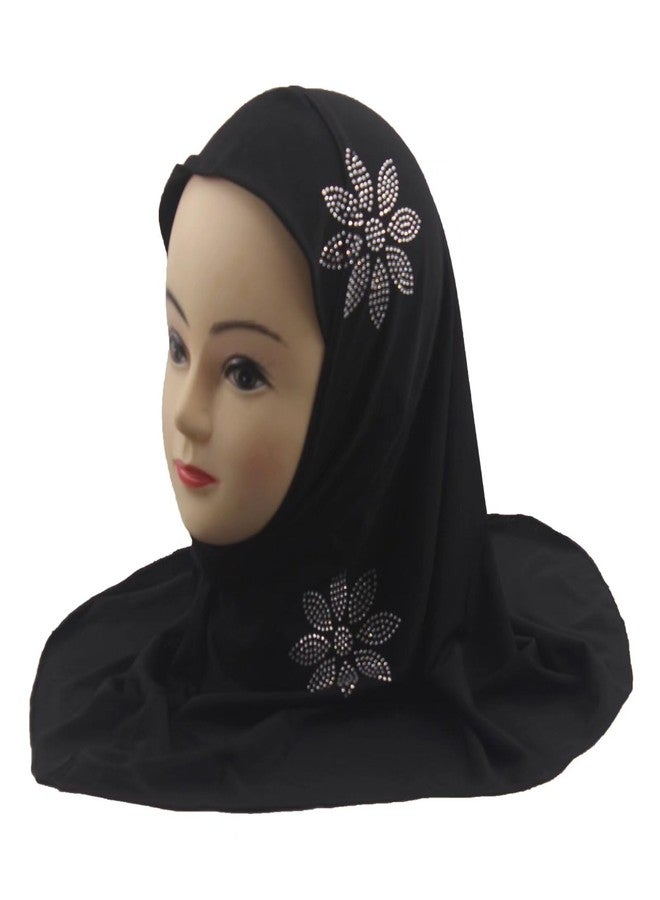 Modest Beauty حجاب إسلامي مزين بأحجار الراين والزهور - Image 3