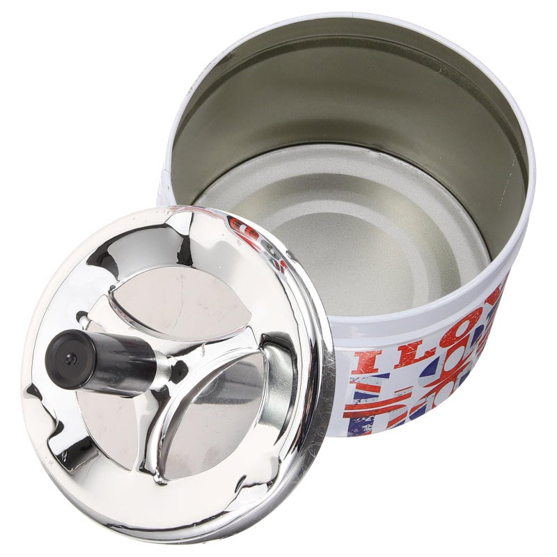Automatic Extinguishing Metal Ashtray Windproof Portable for Car Travel Indoor Outdoor - Image 2
