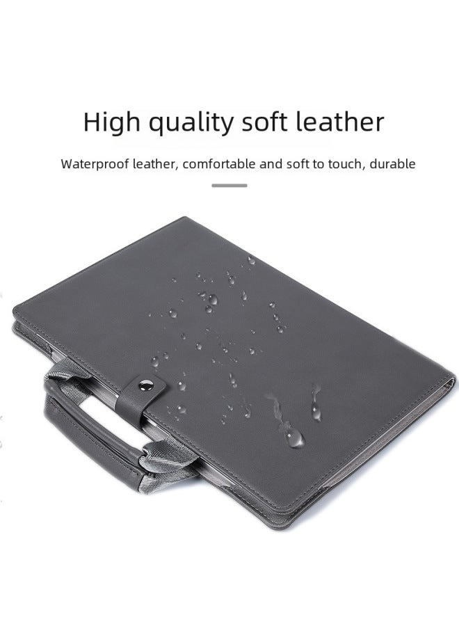 Direct Supply Macbook Pro Laptop Case Protective Case Suitable For Apple Notebook Leather Computer Bag-Color:Pink-Applicable Model:13 Inch - Image 4