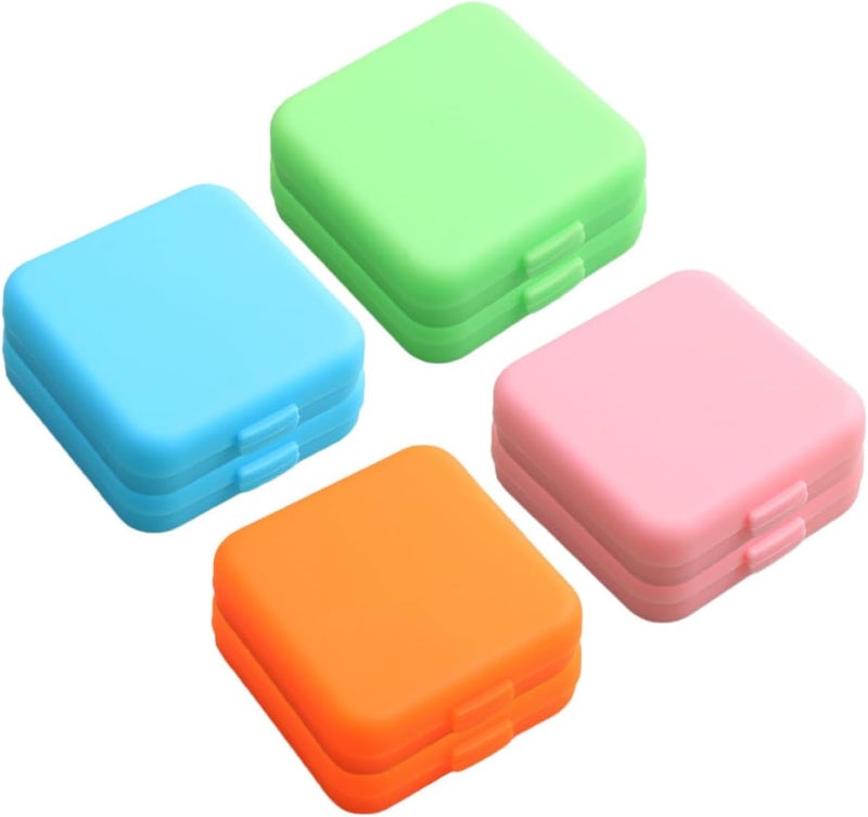 8pcs Small Pill Organizer Box Travel Medicine Holder Portable Compartment Pill Case Daily Medication Storage for Pocket Purse - Image 1