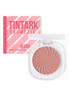 Tintark Cheeky Blush Compact for Face Cheeks Talc Free Blusher Palette Matte Powder Makeup Natural Healthy Mauve Pink Magenta Peach Red Vegan Cruelty Free 