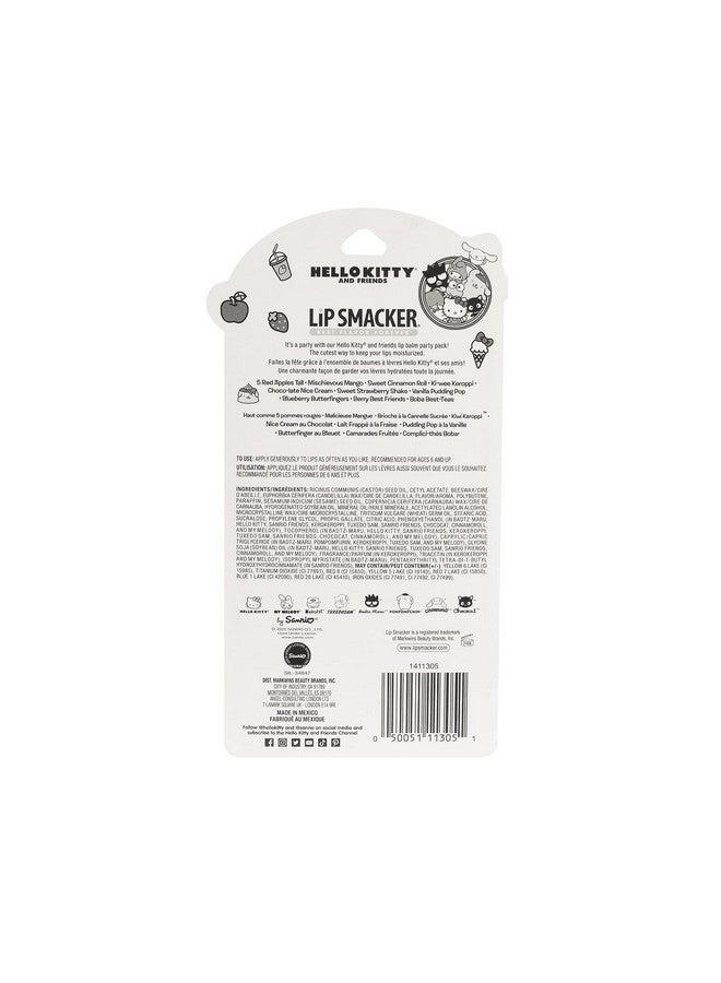 ليب سماكر مجموعة مرطب شفاه سانريو هيلو كيتي وأصدقائه - ١٠ مرطبات شفاه مرطبة وحامية - خالية من القسوة - Image 5