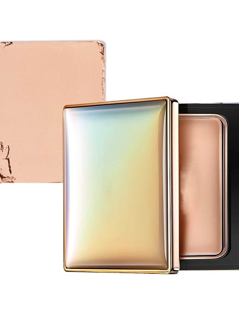 Excefore Flawless Pressed Powder, Portable Face Powder Compact, Control Shine & Smooth Complexion,Setting Powder Multi-use Foundation (H03#Natural) - Image 1