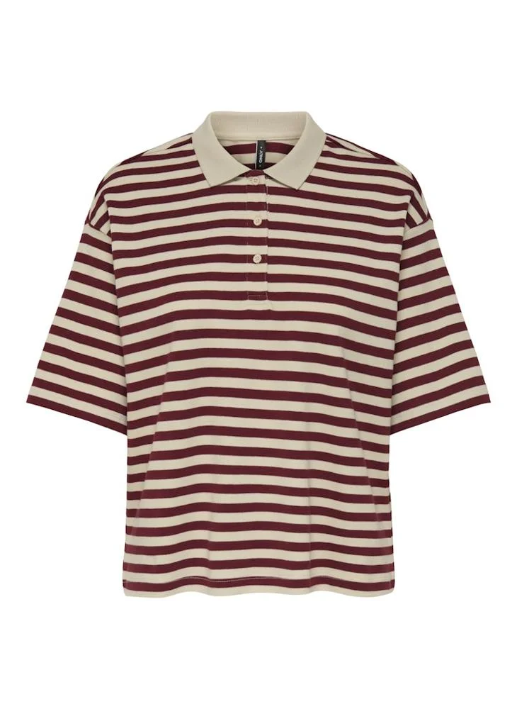 اونلي ONLSINE LIFE Short Sleeve POLO TOP