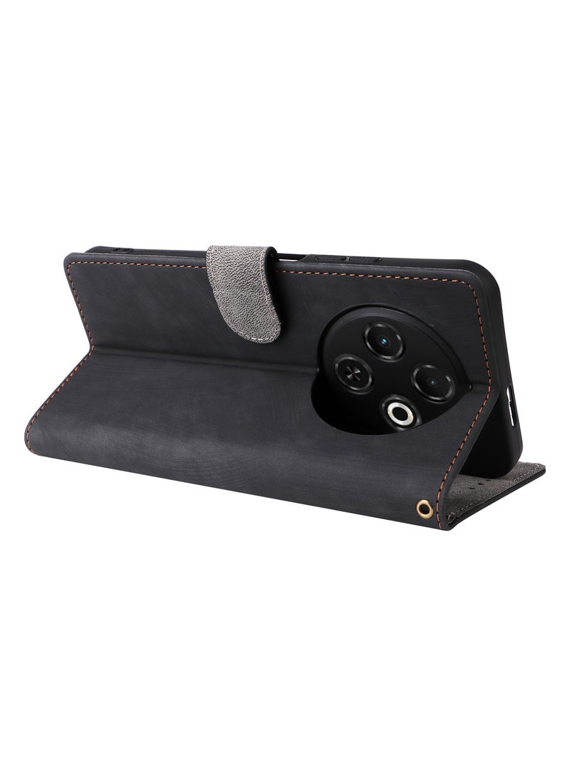 Fankalo Phone Case for Tecno Spark 30C 4G with RFID Security Protection Flip PU Leather Wallet Case with Card Holder Shockproof Protective Cover - Image 5