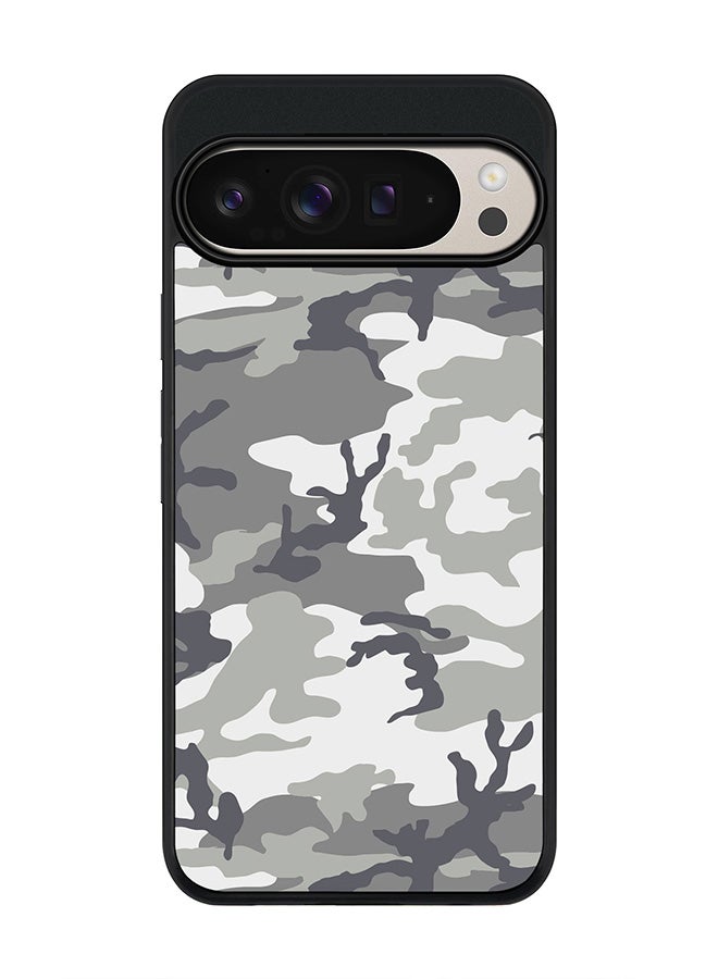 Stylizedd For Google Pixel 9 Pro XL Case,Slim fit Camera Protection, Shockproof Thin Phone cover - Artic Camo - Image 1