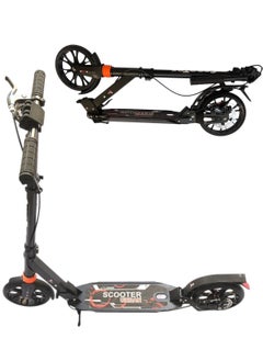 Generic Scooters For Adults - With Double Shock Absorption System, Disc Brakes, 3 Height Adjustable, Support 100kg Weight, Suitable For Teenagers And Children Over 8 Years Old.black color  - Image 1
