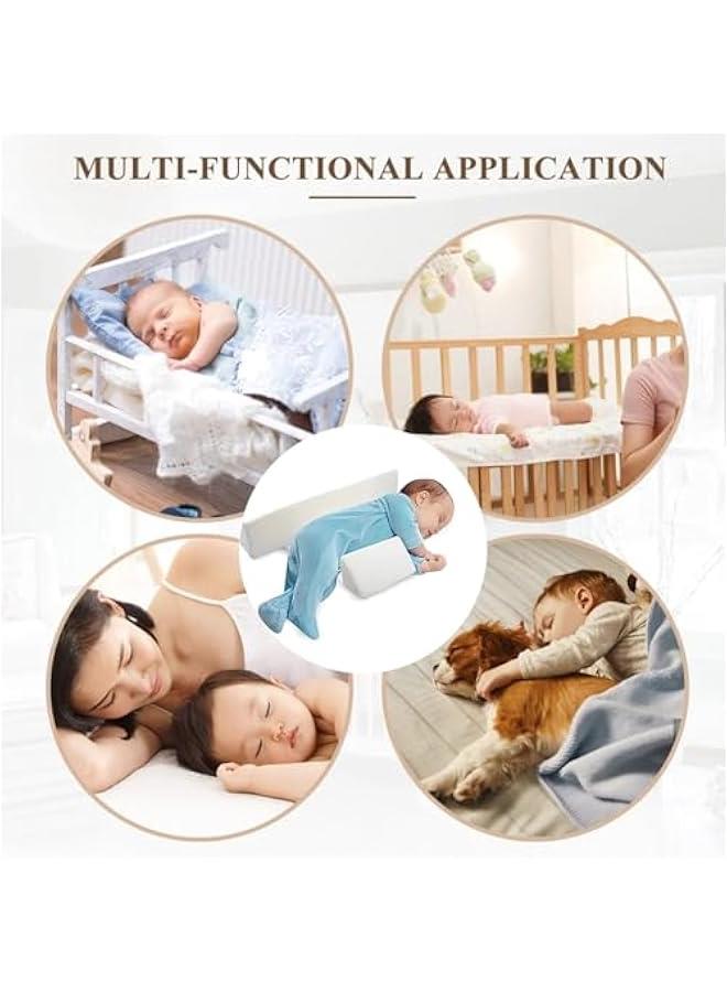 MIXDE Baby Shaping Pillow, Infant Side Sleeping Double Wedge Pillow, Easy to Clean Removable Triangle Support Toddler Body Pillow, Anti-Rolling Infant Side Sleeping Wedge Pillow for Boys and Girls - Image 5
