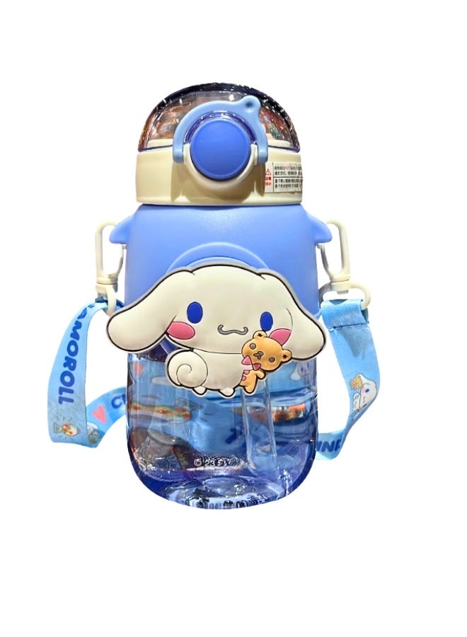 Sanrio Sanrio Cinnamoroll Water Bottle with Strap 650ml Cute and Portable Drinkware For Kids  - Image 1