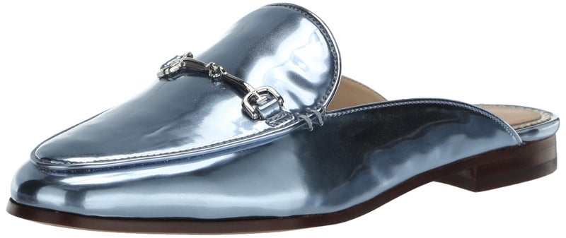Sam Edelman Linnie Loafer Metallic Sky 7.5 Medium - Image 2
