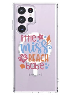 Magnetic Case for Samsung Galaxy S23 Ultra 6.8-inch Compatible with MagSafe Wireless Charging, Shockproof Phone Bumper Cover little miss beach babe copy
