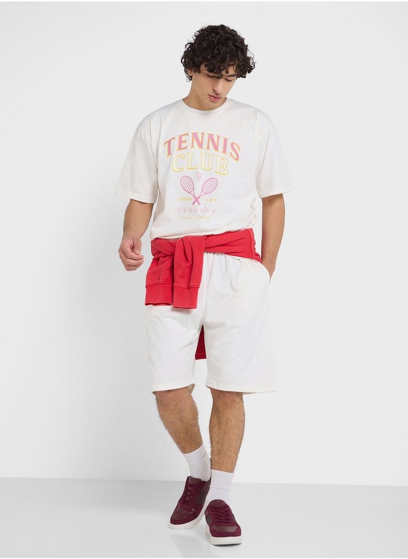 Seventy Five Graphic T-Shirts And Shorts Sets  - Image 1