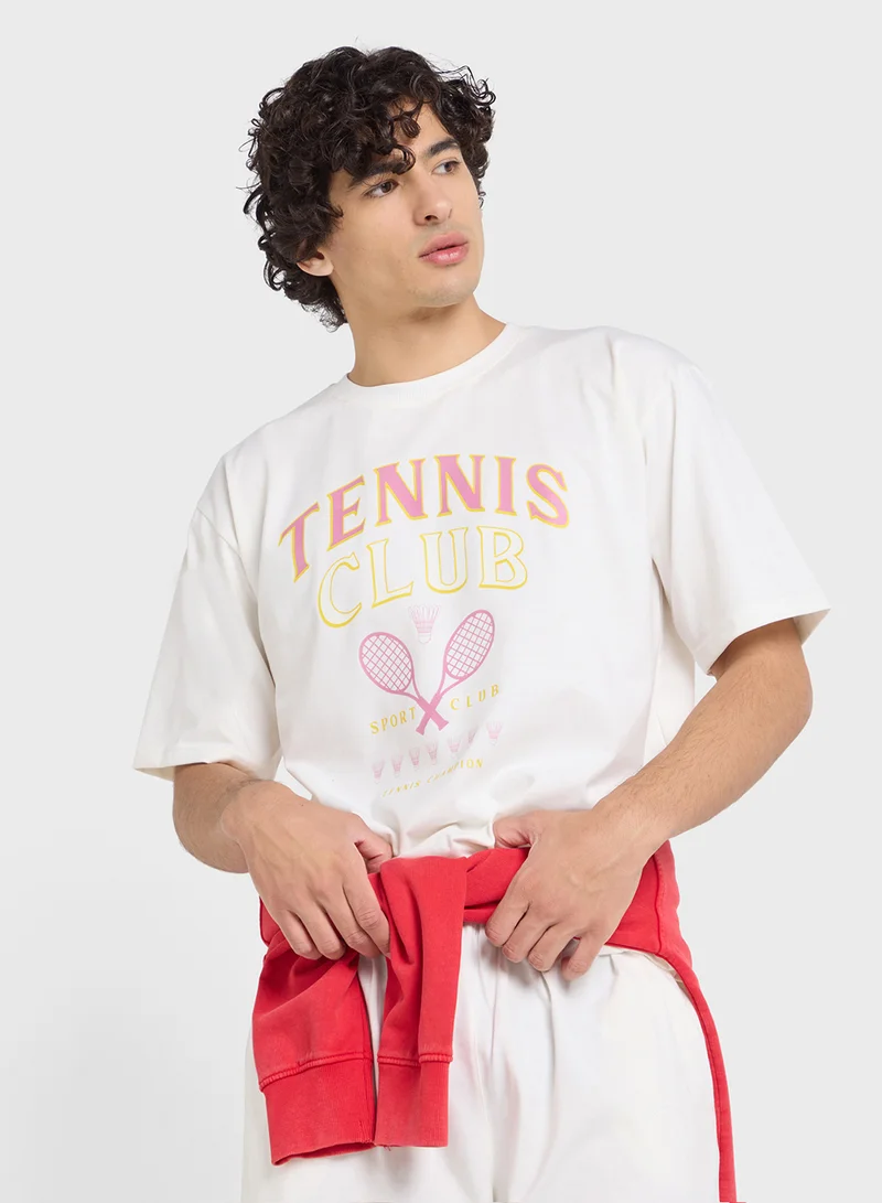 Seventy Five Graphic T-Shirts And Shorts Sets