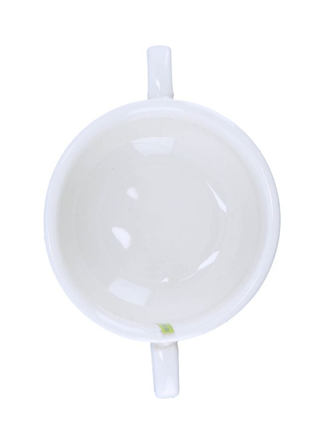 Royalford Porcelain Ware Magnesia Soup Bowl White 4.5inch - Image 2