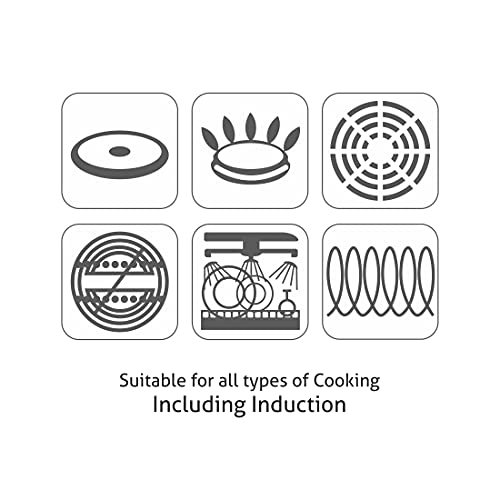 Alda Triply Bueno Stainless Steel Fry Pan 22cm (Induction & Gas Friendly) (22) - Image 4