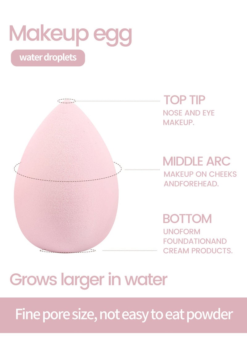 MAANGE 10Pcs Makeup Tool Set, Foundation Makeup Brush, Makeup Sponge and Makeup Egg, Travel Makeup Brush, Portable Foundation Brush with Cover Perfect for Blending Liquid, Cream or Powder Cosmetics - Image 4
