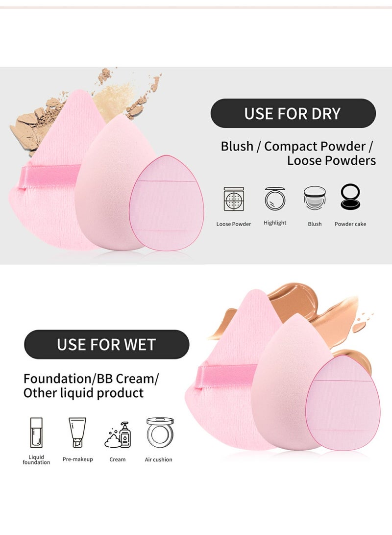 MAANGE 10Pcs Makeup Tool Set, Foundation Makeup Brush, Makeup Sponge and Makeup Egg, Travel Makeup Brush, Portable Foundation Brush with Cover Perfect for Blending Liquid, Cream or Powder Cosmetics - Image 3