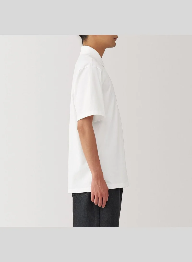 MUJI Washed Jersey Polo Shirt