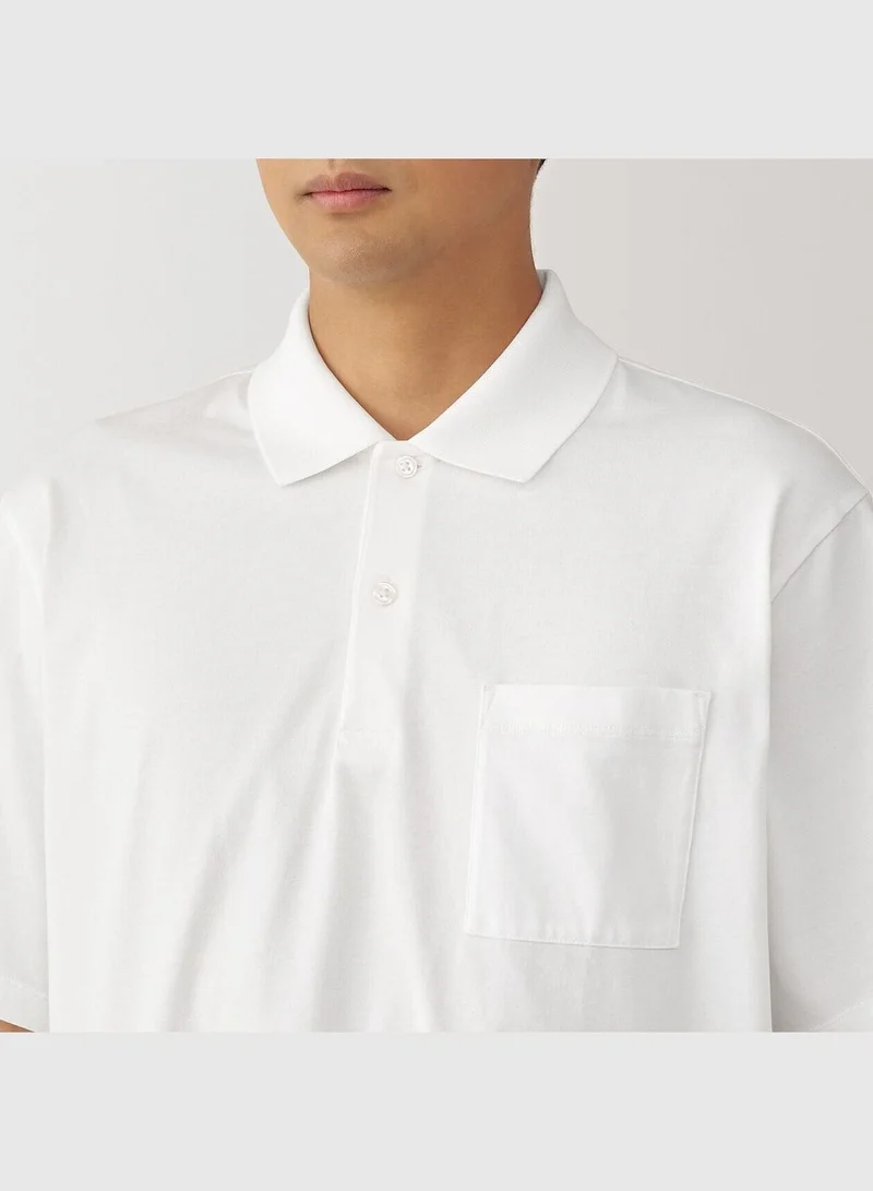 MUJI Washed Jersey Polo Shirt
