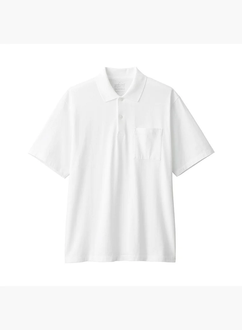 MUJI Washed Jersey Polo Shirt