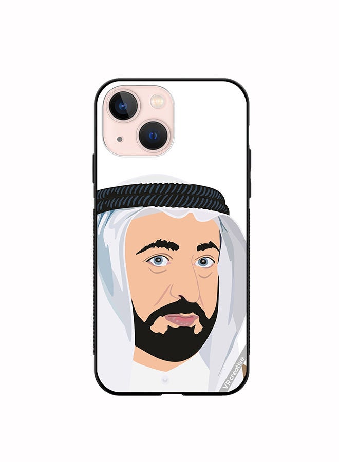 VR CREATIVE Protective Case Cover For Apple iPhone 13 mini Sheikh Sultan Bin Mohammed Bin Sultan Al Design Multicolour - Image 1