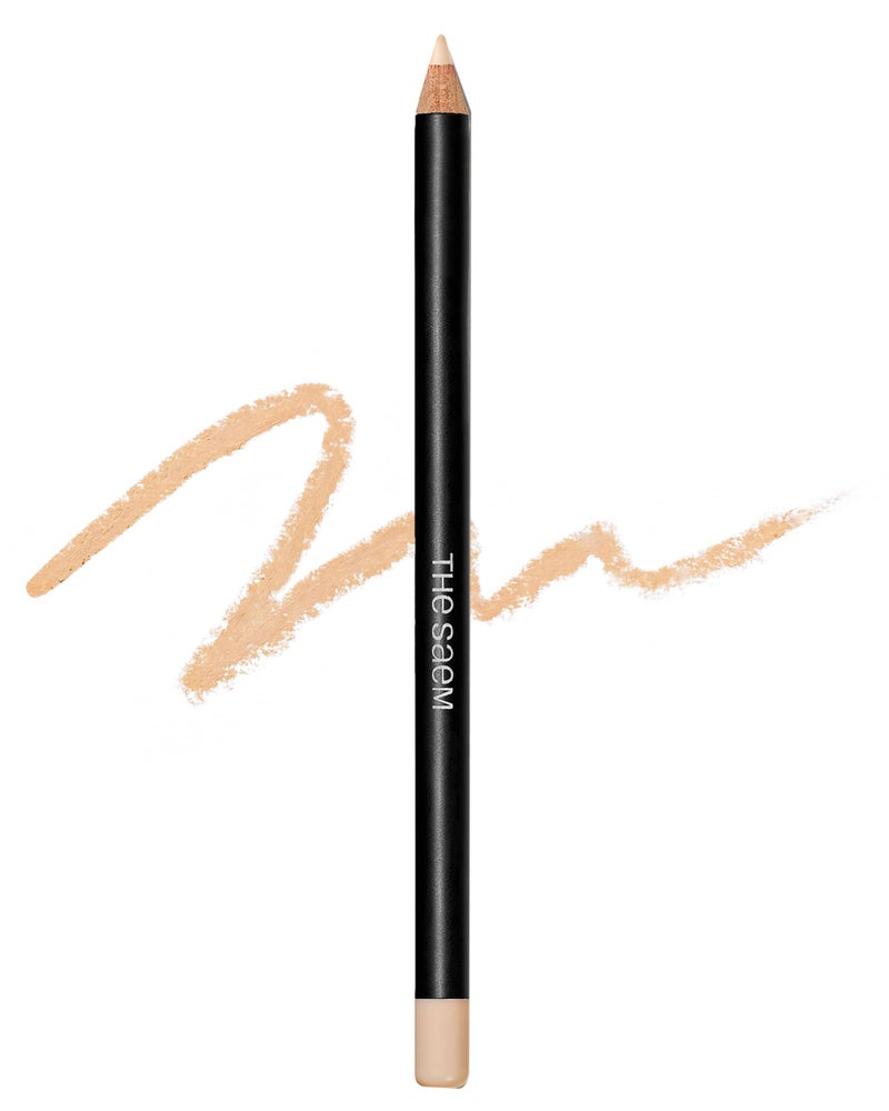 THESAEM Cover Perfection Ideal Concealer Pencil 0.04oz - 1.5 Natural Beige for Neutral Medium Skin Tones 21-23 - Slim Multi-Use Pencil for Blemishes, Dark Circles - Korean Makeup Concealer Stick - Image 1