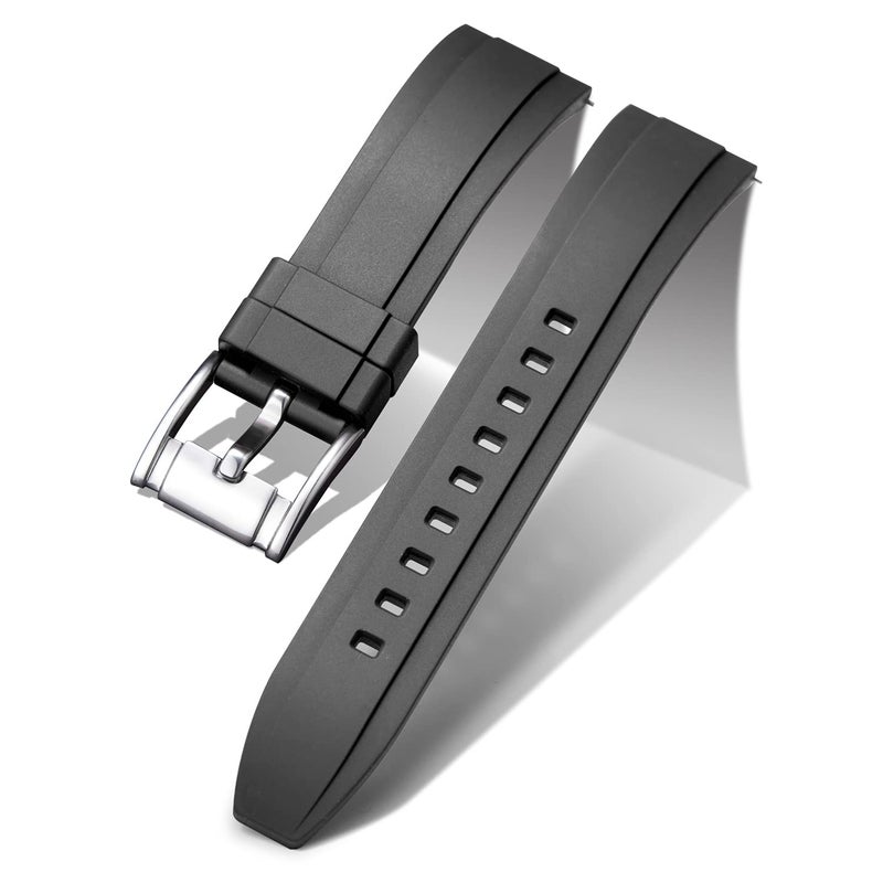 BINLUN Quick Release Silicone Watch Bands Replacement Rubber Watch Straps 18mm 19mm 20mm 21mm 22mm 24mm Smartwatches Bands for Men and Women Waterproof Sport Watchbands with 11 Colors - Image 1