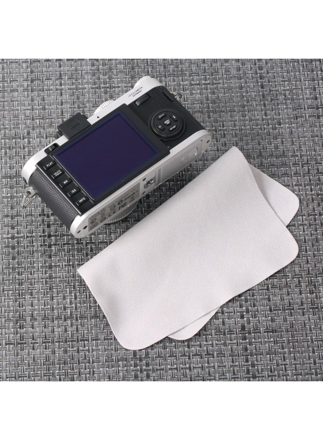 Backpacker Camera Screen Lens Wiping Cloth Glasses Cloth Computer Mobile Phone Screen Island Silk Cleaning Cloth Product-Color:Small (14.5*17.5cm) Gray  - Image 4