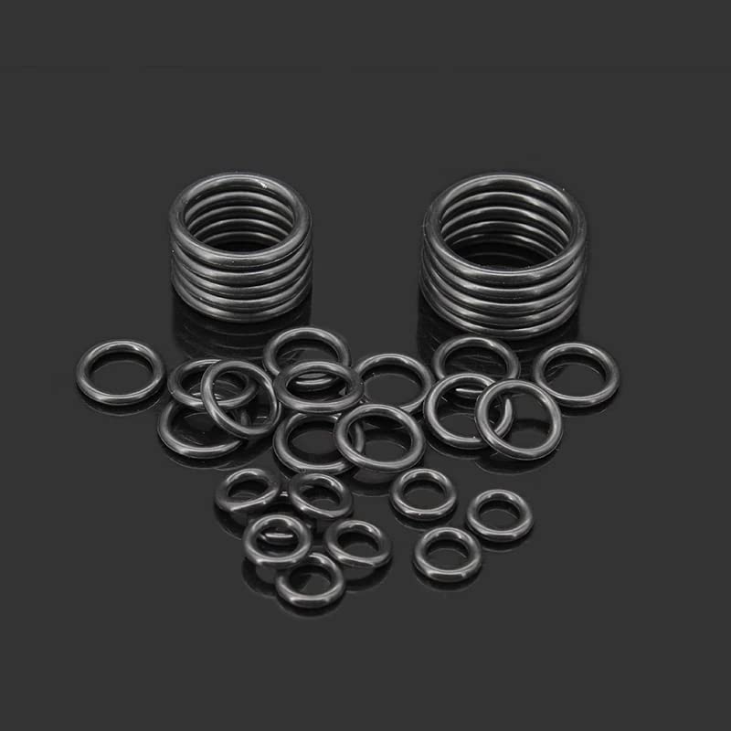 beduan 495pcs Compressor Metric O Rings Kit 36 Sizes Rubber Washer Orings Assortment Set for A/C Professional Plumbing Car Automotive(Black&Green) - Image 2