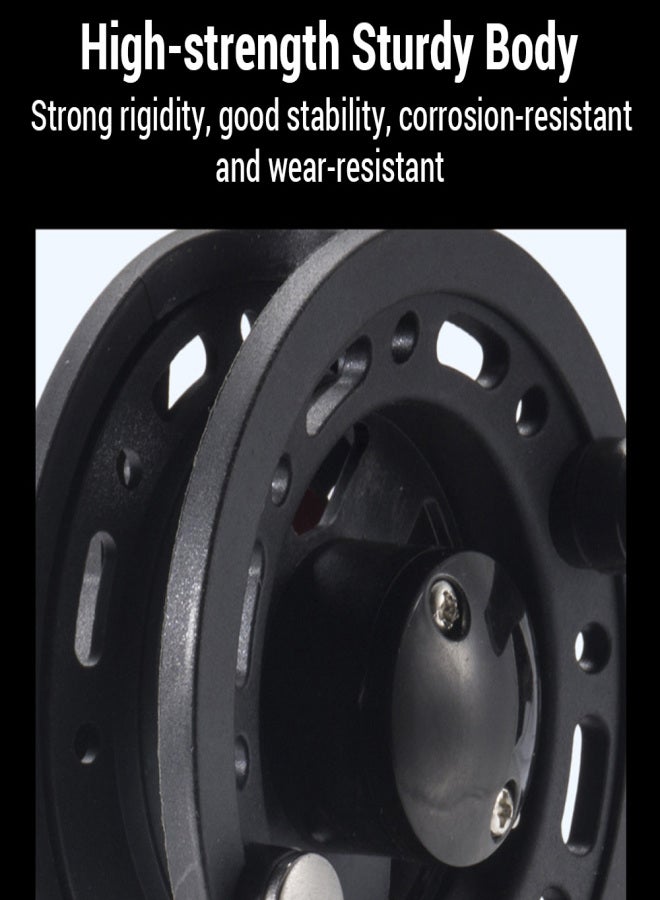 ليزارد بكرة صيد الذباب، بكرة صيد أمامية 50 مم/60 مم، بكرة صيد يدوية، بكرة صيد على الجليد - Image 4