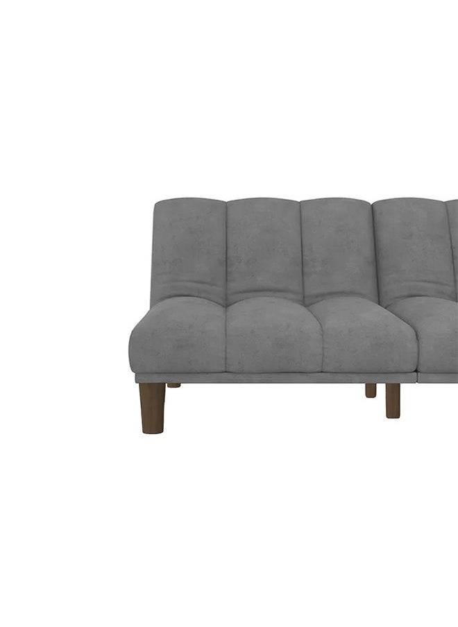 صوفة ديباج سوسو | 3 - مقاعد صوفا من المخمل 180x84x94 سم  - رمادي - Image 4