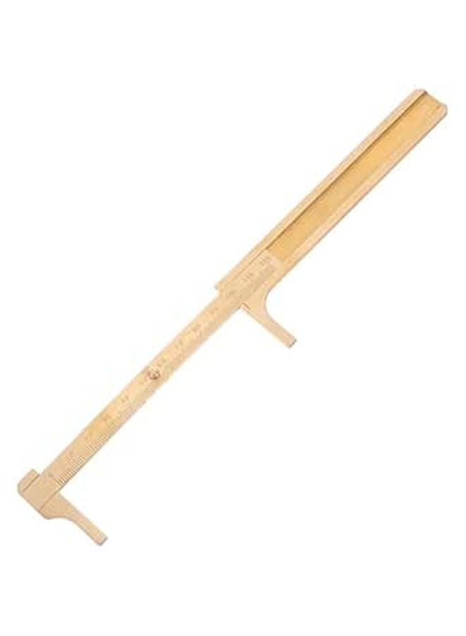 Brass Vernier Caliper 120mm Double Scale Precision Pocket Measuring Tool for Jewelry Coin - Image 1