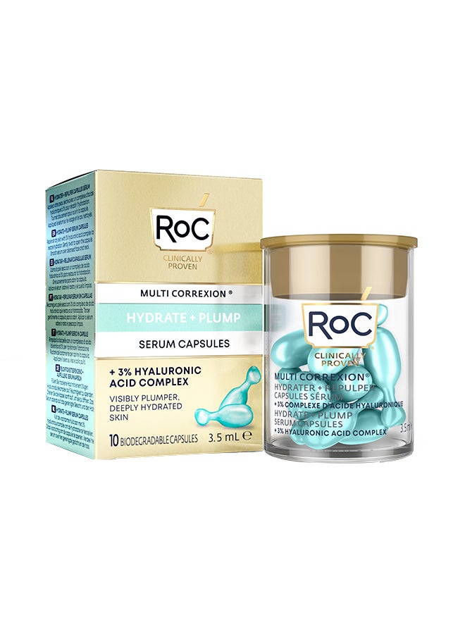 RoC Multi Correxion Hydrate + Plump Serum Capsules 10Ct - Image 1